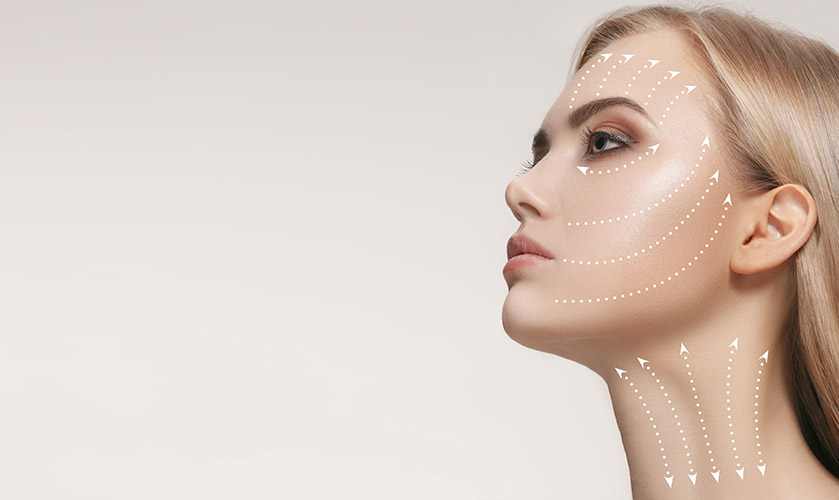 Gezielt platzierte Fäden aus der Medizin regen unter der Haut die körpereigene Kollagenproduktion an FineSkin - Ästhetische Chirurgie - Augenlidstraffung - Brustvergrösserung – Fettabsaugung - 3D Simulation (Beratung) - Ästhetische Dermatologie - Hyaluron - Muskelrelaxans - Fettwegspritze - Fadenlifting - PRP Vampire Lifting - TCA-Peeling - Medizinische Kosmetik (Gesicht) - Observer-Hautanalyse - HydraFacial - Mesotherapie - QuadroStar - Secret RF Microneedling - Diodenlaser MeDioStar - IS Clinical Fire & Ice - Chemische Peelings - Fruchtsäurepeeling -ICOONE Laser - Seyo TDA Beautysystem -Ultraschallbehandlung - BB Glow Microneedling - Klassiche Gesichtsbehandlung - Medizinische Kosmetik (Körper) - Kryolipolyse - ICOONE Laser Body - Secret RF Microneedling Body - Dauerhafte Haarentfernung - VIP Line Elektrotherapie Body - Methode Brigitte Kettner - iS Clinical - Aesthetico - IMAGE Skincare - Beauty Secrets
