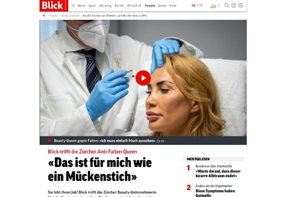 FineSkin - Ästhetische Chirurgie - Augenlidstraffung - Brustvergrösserung – Fettabsaugung - 3D Simulation (Beratung) - Ästhetische Dermatologie - Hyaluron - Muskelrelaxans - Fettwegspritze - Fadenlifting - PRP Vampire Lifting - TCA-Peeling - Medizinische Kosmetik (Gesicht) - Observer-Hautanalyse - HydraFacial - Mesotherapie - QuadroStar - Secret RF Microneedling - Diodenlaser MeDioStar - IS Clinical Fire & Ice - Chemische Peelings - Fruchtsäurepeeling -ICOONE Laser - Seyo TDA Beautysystem -Ultraschallbehandlung - BB Glow Microneedling - Klassiche Gesichtsbehandlung - Medizinische Kosmetik (Körper) - Kryolipolyse - ICOONE Laser Body - Secret RF Microneedling Body - Dauerhafte Haarentfernung - VIP Line Elektrotherapie Body - Methode Brigitte Kettner - iS Clinical - Aesthetico - IMAGE Skincare - Beauty Secrets